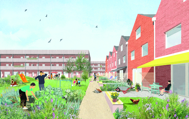 Northstowe cohousing by Mole Architects for TOWN